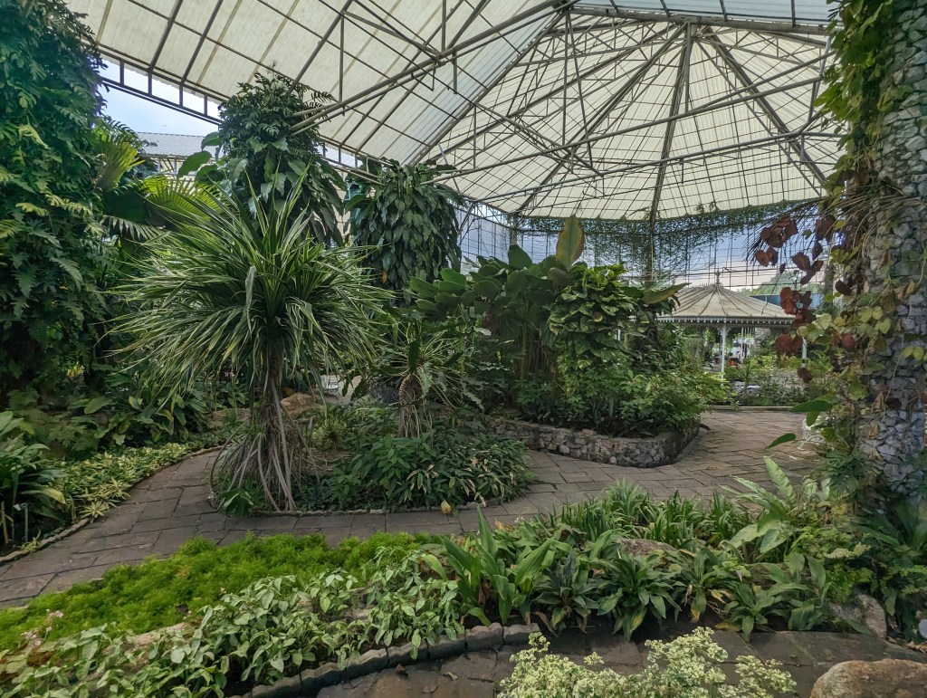 Gewächshaus im Rama IX Park in Bangkok